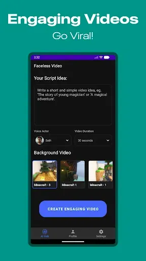 Скриншот 5 — Faceless - AI Video Generator