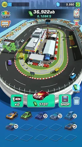 Скриншот 1 — Idle Car Racing
