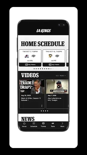 Скриншот 2 — LA Kings Mobile App