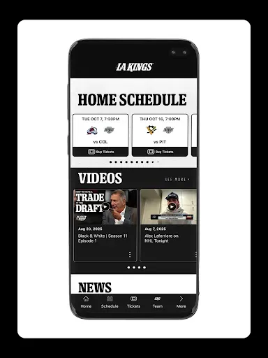 Скриншот 5 — LA Kings Mobile App