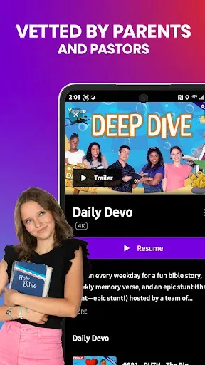 Скриншот 7 — Yippee TV: Christian Movies
