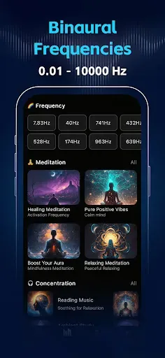 Скриншот 4 — Binaural Beats: Sleep & Focus