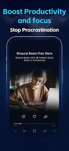 Скриншот 5 — Binaural Beats: Sleep & Focus