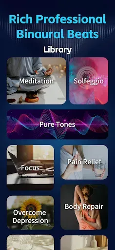 Скриншот 6 — Binaural Beats: Sleep & Focus
