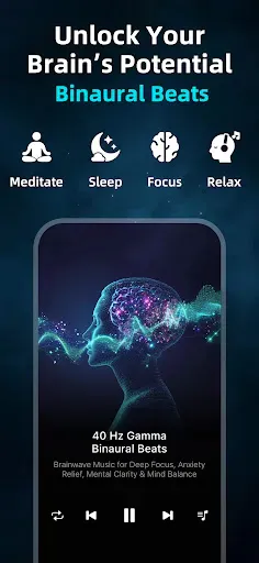 Скриншот 2 — Brainwaves: Binaural Beats ™