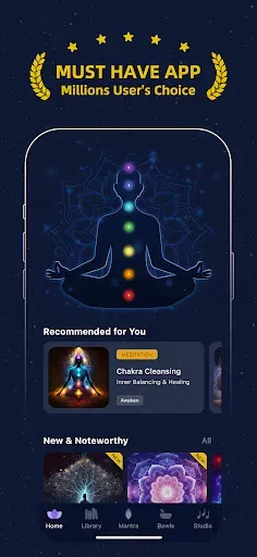 Скриншот 2 — Chakra Healing & Meditation