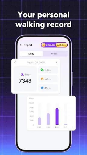 Скриншот 3 — WalkLite: Earn reward by walk