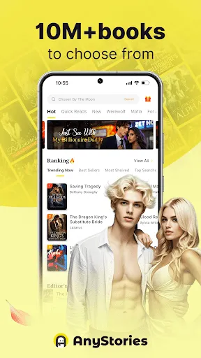 Скриншот 1 — AnyStories-Top Novels & Books