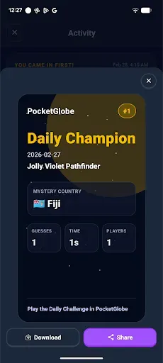 Скриншот 2 — PocketGlobe: Geography Game