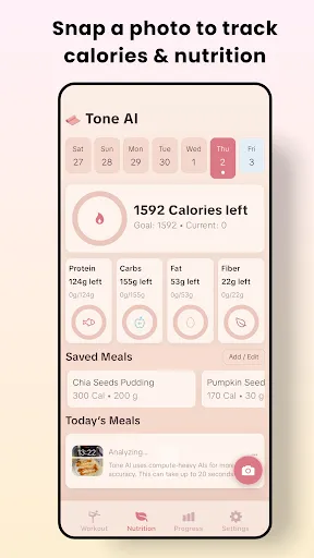 Скриншот 4 — Tone AI: Pilates, Yoga at Home