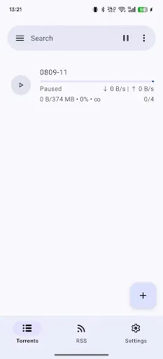 Скриншот 1 — FastTorrent-torrent downloader