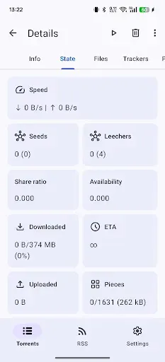 Скриншот 2 — FastTorrent-torrent downloader