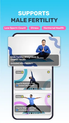 Скриншот 7 — Yog4Lyf: PCOD & Fertility Yoga