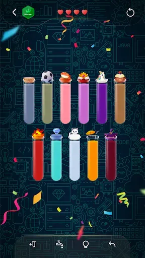Скриншот 1 — Water Sort : Puzzle game