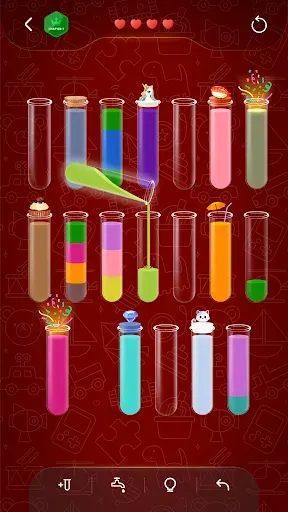 Скриншот 2 — Water Sort : Puzzle game
