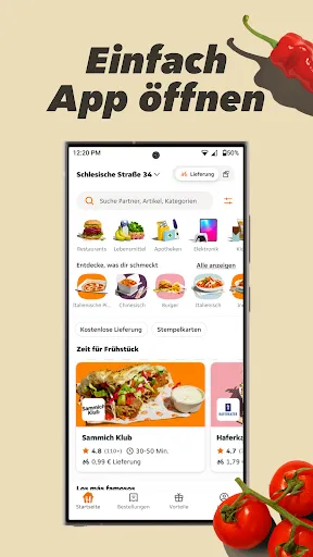 Скриншот 2 — Lieferando.de