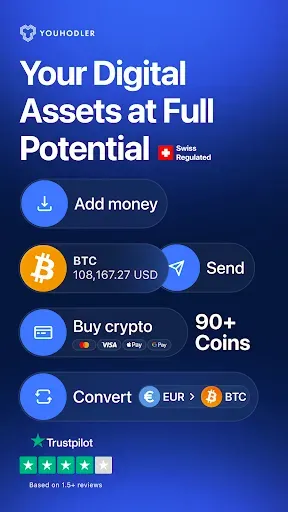 Скриншот 1 — YouHodler: BTC & Crypto Wallet