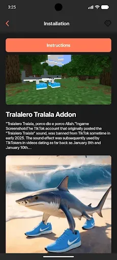 Скриншот 7 — Италиан Брейнрот Minecraft Mod