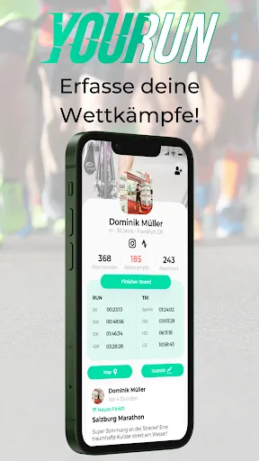 Скриншот 2 — Your Run – Wettkampfcommunity