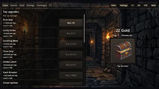 Скриншот 1 — Treasure Clicker