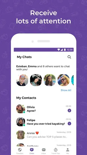 Скриншот 3 — Travel dating: YourTravelMates
