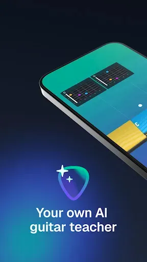 Скриншот 1 — AI Guitar Lessons by Yousician
