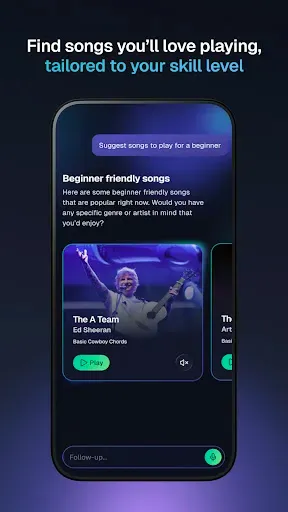 Скриншот 4 — AI Guitar Lessons by Yousician