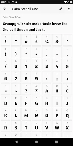 Скриншот 3 — Fontasy - Google Fonts Browser