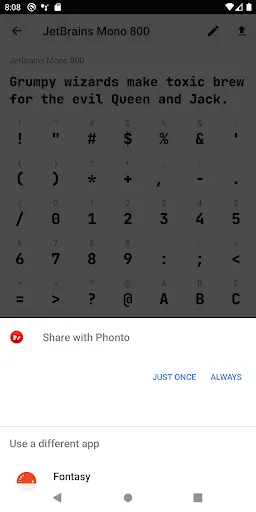 Скриншот 5 — Fontasy - Google Fonts Browser