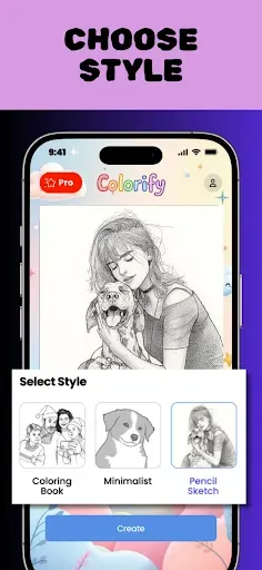 Скриншот 3 — Colorify: Coloring Book Maker