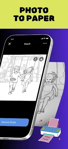Скриншот 5 — Colorify: Coloring Book Maker