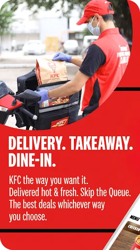 Скриншот 1 — KFC India online ordering app