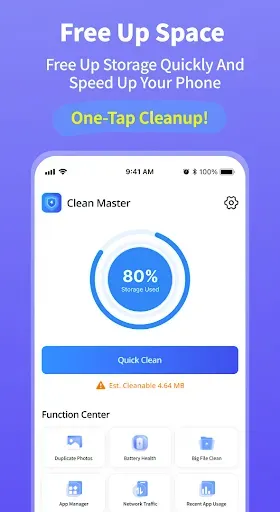 Скриншот 1 — Clean Master-cleaner