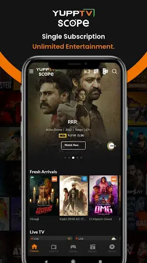 Скриншот 1 — YuppTV Scope