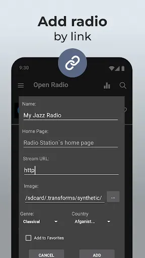 Скриншот 2 — Open Radio - Online FM Radio