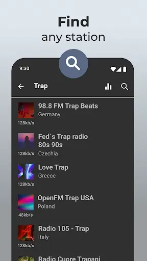 Скриншот 4 — Open Radio - Online FM Radio