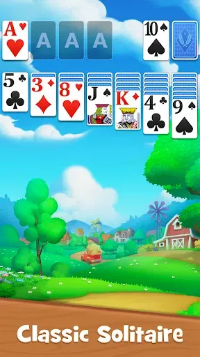 Скриншот 1 — Solitaire Farm: Build & Relax