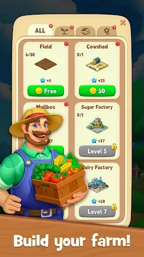 Скриншот 5 — Solitaire Farm: Build & Relax