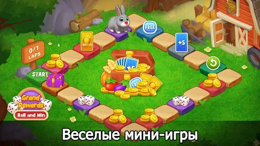 Скриншот 3 — Solitaire Farm: карточные игры