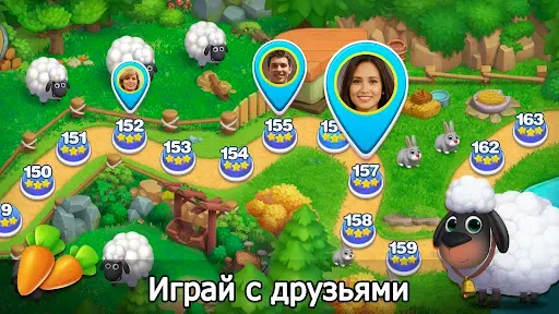 Скриншот 4 — Solitaire Farm: карточные игры