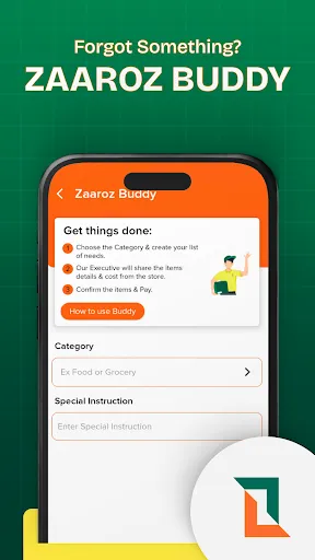 Скриншот 3 — ZAAROZ All in One Delivery App