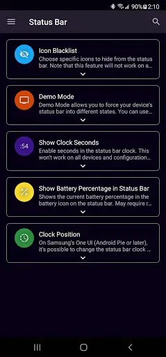 Скриншот 3 — SystemUI Tuner