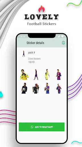 Скриншот 2 — Neymar Stickers for WhatsApp
