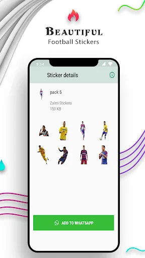Скриншот 3 — Neymar Stickers for WhatsApp