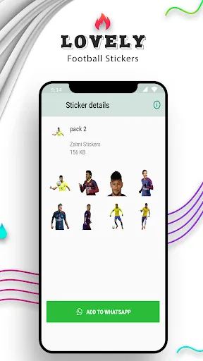 Скриншот 5 — Neymar Stickers for WhatsApp