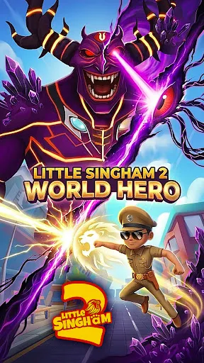 Скриншот 1 — Little Singham 2: World Hero