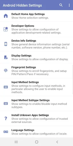 Скриншот 3 — Quick Settings app