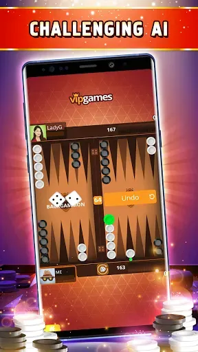 Скриншот 3 — Backgammon Offline・Board Game