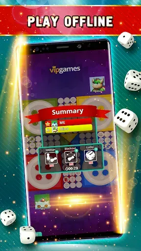 Скриншот 4 — Ludo Offline - Board Game