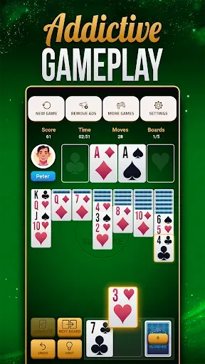 Скриншот 2 — Solitaire Klondike Classic